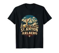Vintage St. Anton am Arlberg Austria Viaggio Landmark Gift Maglietta