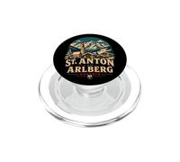 Vintage St. Anton am Arlberg Austria Viaggio Landmark Gift PopSockets PopGrip per MagSafe