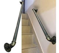 Vintage Stair il - Supporto per ringhiera per interni/esterni, resistente balaustra con staffe, perfetta per l'accesso al corridoio e alle scale, elegante soluzione decorativa per la casa