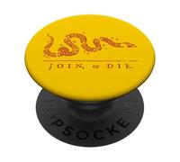 Vintage Stati Uniti Ben Franklin 1754 Join or Die Snake PopSockets PopGrip Adesivo