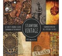 Vintage Steampunk Scrapbook Paper Pad 8x8 Scrapbooking Kit for Paper (Tascabile)