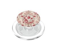 Vintage Strawberry Damask Floral Toile Pattern PopSockets PopGrip per MagSafe