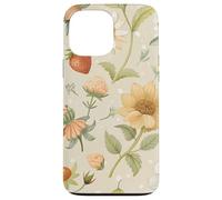 Vintage Strawberry Floral Garden Botanical Style Custodia per iPhone 13 Pro Max
