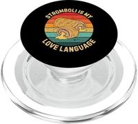 Vintage Stromboli è il mio linguaggio d'amore Stromboli Food Lover PopSockets PopGrip per MagSafe