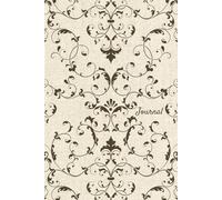 Vintage Style Ornate Floral pattern cover Journal for Women 2 - Includes Lined, Dot Grid, Grid Pages Notebook Note taking Drawing Office