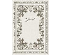 Vintage Style Ornate Floral pattern cover Journal for Women & Men - Includes Lined, Dotted, Grid Pages Notebook Note taking Drawing Office