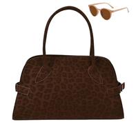 Vintage Suede Tote Bag For Women, Fashion Casual Handbag For Work, Large Capacity Soft Hobo Single Shoulder Bags