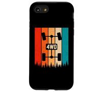 Vintage Sunset UTV ATV Quad 4WD Retro Offroad Overland 4x4 Custodia per iPhone SE (2020) / 7/8