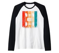 Vintage Sunset UTV ATV Quad 4WD Retro Offroad Overland 4x4 Maglia con Maniche Raglan