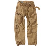Vintage Surplus Hombres Airborne Wear Pantaloni Militari Cargo Lavoro Esercito C