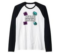 Vintage Synth Audio Engineer Analog Dreams Maglia con Maniche Raglan