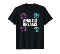 Vintage Synth Audio Engineer Analog Dreams Maglietta
