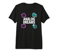 Vintage Synth Audio Engineer Analog Dreams Maglietta Premium