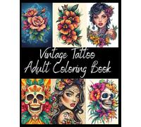Vintage Tattoo Coloring Book 1