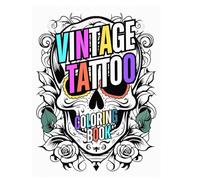 VINTAGE TATTOO COLORING BOOK