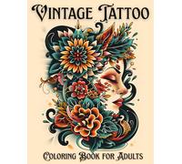 Vintage Tattoo: Coloring Book for Adults