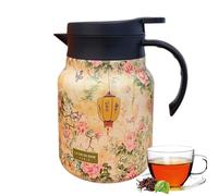 Vintage Tea Kettle | 1000ml Efficient Floral Tea Kettle Stainless Steel Kettles, Infuser Kettles, 1x Multipurpose Food Service Equipment & Supplies For Chinese New Year, Valentine's Day
