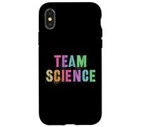 Vintage TEAM SCIENCE STEM Crew STEAM Squad Tecnologia Rocce Custodia per iPhone X/XS