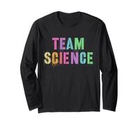 Vintage Team Science STEM Crew Steam Squad Tecnologia Rocce Maglia a Manica