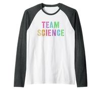 Vintage Team Science STEM Crew Steam Squad Tecnologia Rocce Maglia con Maniche Raglan