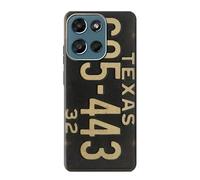 Vintage Texas Car License Plate Case Cover Custodia per Motorola Moto G (2026), G Play (2026)