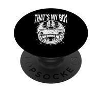 Vintage Thats My Boy Football Number #84 PopSockets PopGrip Adesivo