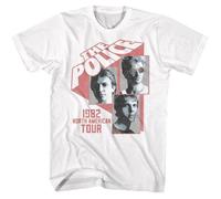 Vintage The Police British American Wave Alternative Punk Pop Rock T-ShirtWhite3XL