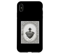 Vintage The Sacred Heath Of Jesus Christ T-Shirt Catholic Custodia per iPhone XS Max