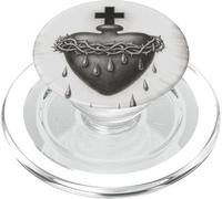 Vintage The Sacred Heath Of Jesus Christ T-Shirt Catholic PopSockets PopGrip per MagSafe