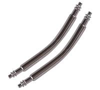 Vintage Time Watches | Barre a molla curve, 1,8 mm di spessore, perni in acciaio per riparazione | Dimensioni 18 mm - 24 mm, 14mm