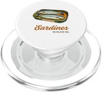 Vintage Tin Sardine in scatola in olio d'oliva Retro Mediterraneo PopSockets PopGrip per MagSafe