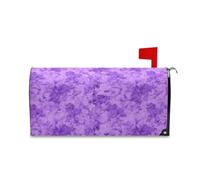 Vintage Tinta Unita Grano Viola Mailbox Wraps per la Primavera Carino Pasqua Magnetica Della Cassetta Postale Coperture 18x20 "Copertura para buzon