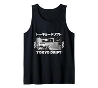 Vintage Tokyo Street Race Car Cool Giapponese Retro Style Canotta