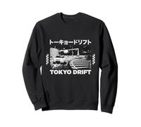 Vintage Tokyo Street Race Car Cool Giapponese Retro Style Felpa