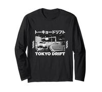 Vintage Tokyo Street Race Car Cool Giapponese Retro Style Maglia a Manica