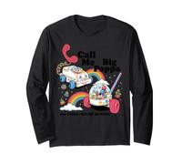 Vintage Toy Nostalgia Retro Rainbow Phone e Popper Maglia a Manica