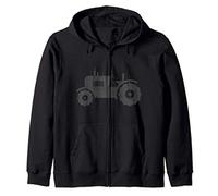 Vintage Tractor American Farmer Cool Distressed Felpa con Cappuccio