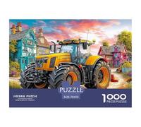 Vintage Tractor Scene Firm Structure Pieces Rural Countryside Art Style Enhancing Problem Solving Skills And Enjoying Leisure Time 70x50cm/1000pcs