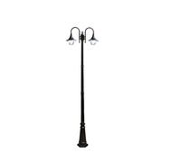 Vintage Traditional E27 Outdoor Garden Lantern Tabletop Lamp Post Top Light With High Pole Bollard Pathway Waterproof Pillar Lights For Porch Patio Deck Patio（Multi-colored-H-2.9m） (Multicolor colored)