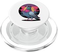 Vintage Tramonto Cool Pigeon Retro per gli amanti degli uccelli Fanciers PopSockets PopGrip per MagSafe