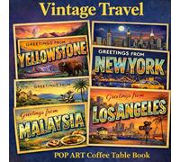Vintage Travel: Pop Art Coffee Table Book