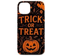 Vintage Trick or Treat Halloween Fantasmi Gatti Zucche Custodia per iPhone 13
