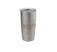 Vintage Trieste Italia Bicchiere termico in acciaio inox doppia parete