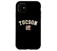 Vintage Tucson USA Bandiera Americana Arizona Cool Souvenir Retro Custodia per iPhone 11