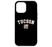 Vintage Tucson USA Bandiera Americana Arizona Cool Souvenir Retro Custodia per iPhone 12 Pro Max