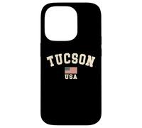 Vintage Tucson USA Bandiera Americana Arizona Cool Souvenir Retro Custodia per iPhone 14 Pro