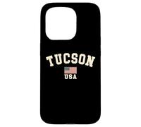 Vintage Tucson USA Bandiera Americana Arizona Cool Souvenir Retro Custodia per iPhone 15 Pro