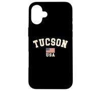 Vintage Tucson USA Bandiera Americana Arizona Cool Souvenir Retro Custodia per iPhone 16 Plus