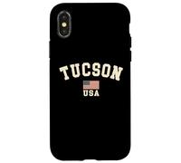 Vintage Tucson USA Bandiera Americana Arizona Cool Souvenir Retro Custodia per iPhone X/XS