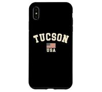 Vintage Tucson USA Bandiera Americana Arizona Cool Souvenir Retro Custodia per iPhone XS Max